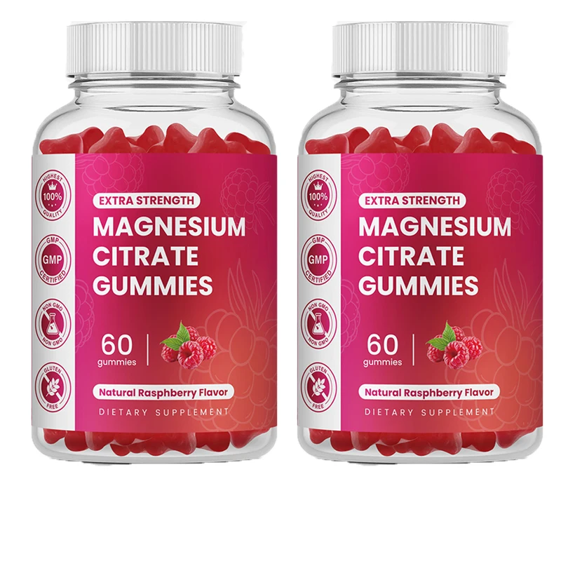 

2 bottles of glycine magnesium jelly to enhance metabolism and help improve sleep health food