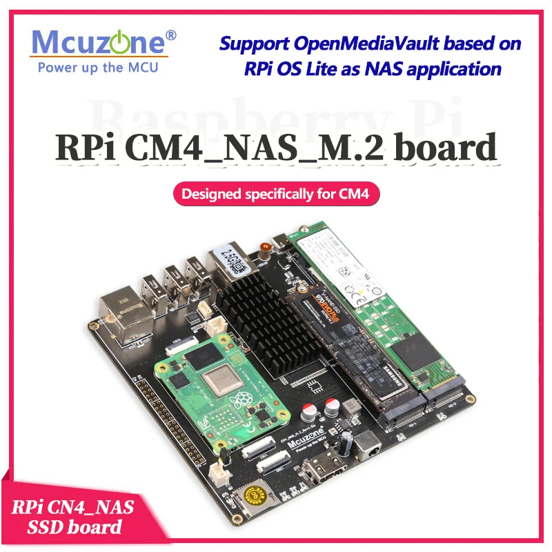 Raspberry Pi cm4 _ nas_m.2 плата NVME ssd M.2 22110 2280 2242