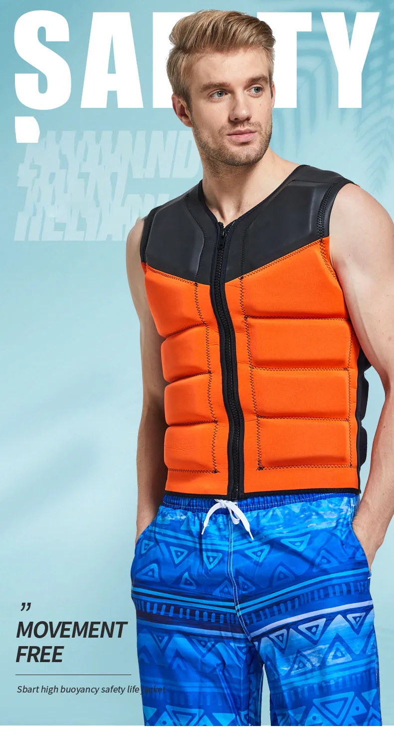 

Adult Oversized Buoyancy Life Jacket Surf Raft Kayak Life Jacket Fishing Jet Ski Water Sports Swimming Rescue Life Jacket