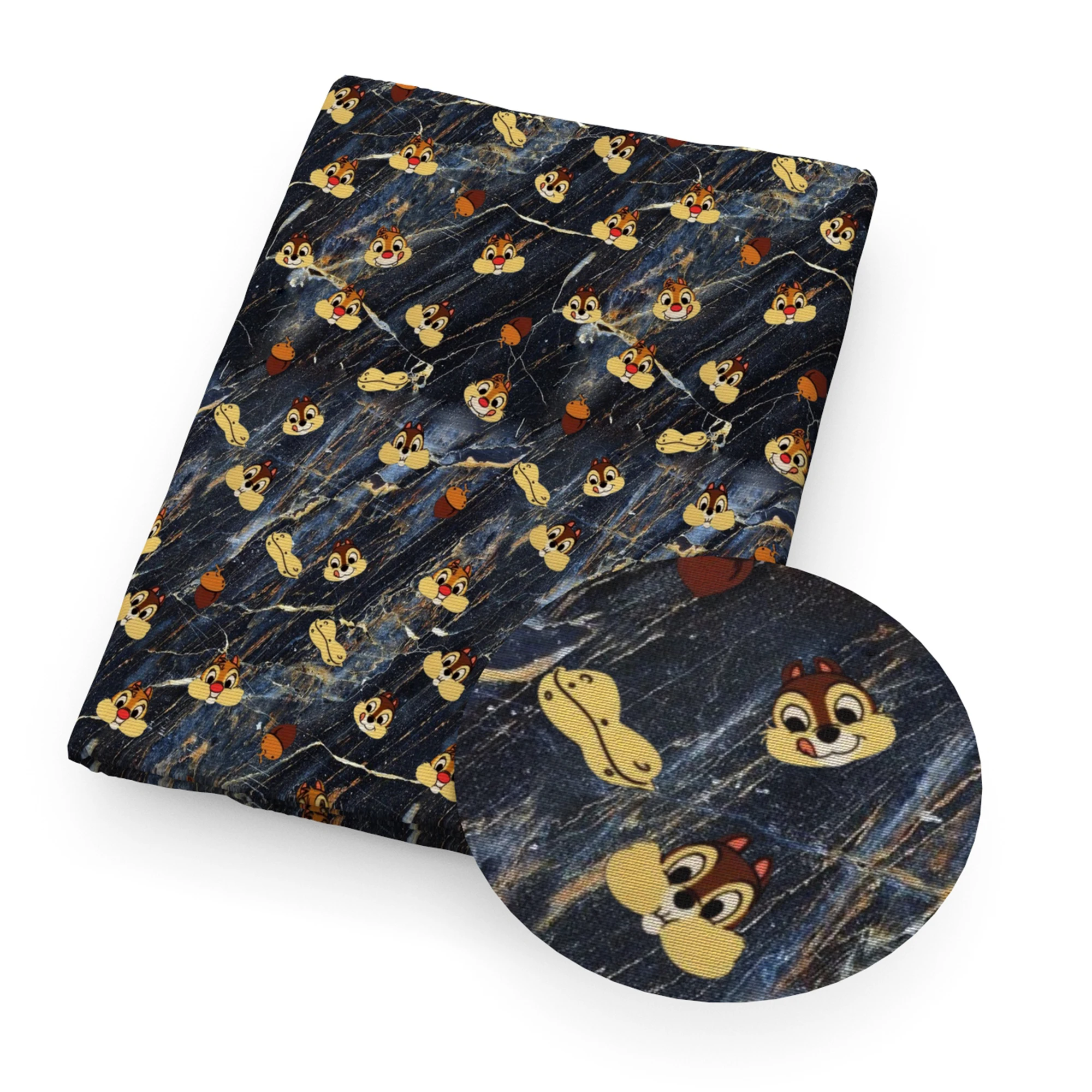 Ткань из полиэстера и хлопка для шитья 50*145 см