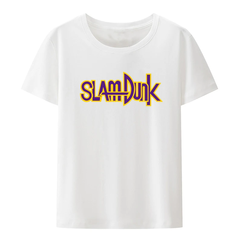 Хлопковая футболка с японским принтом Слэм-Данк популярная хипстерская рубашка