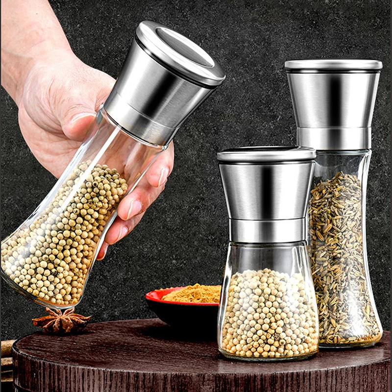 Ручная мельница для соли и перца банка бутылок с приправами специй из