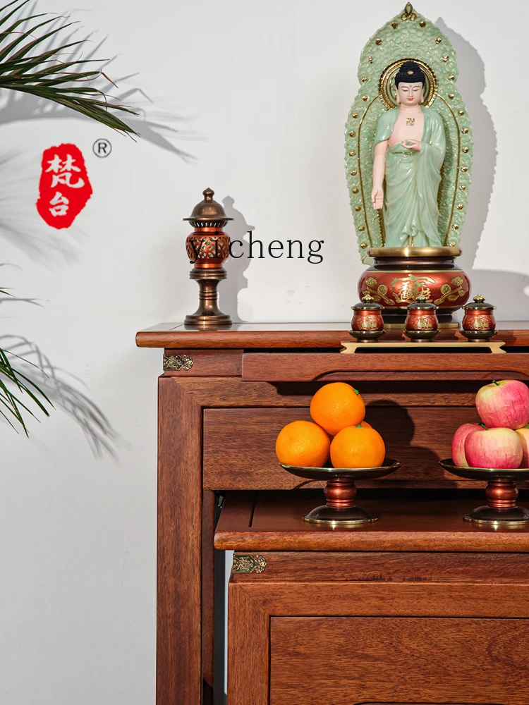 Большой буддийский зал из массива дерева XL стол алтарь длинный узкий поджигатель