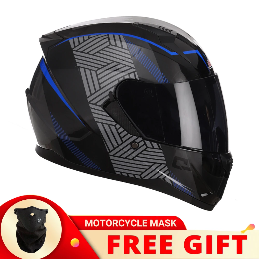 

DOT Approved Dual Lens Full Face Motorcycle Helmet Motocross Racing Helmets Casque Moto Capacete Riding Casco ECE Men Women