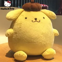 Sanrio 32cm Big Size Pom Pom Purin Plush Doll Chubby Pudding Dog Stuffed Toys Lovely Gifts For Kids Super Soft Pillow