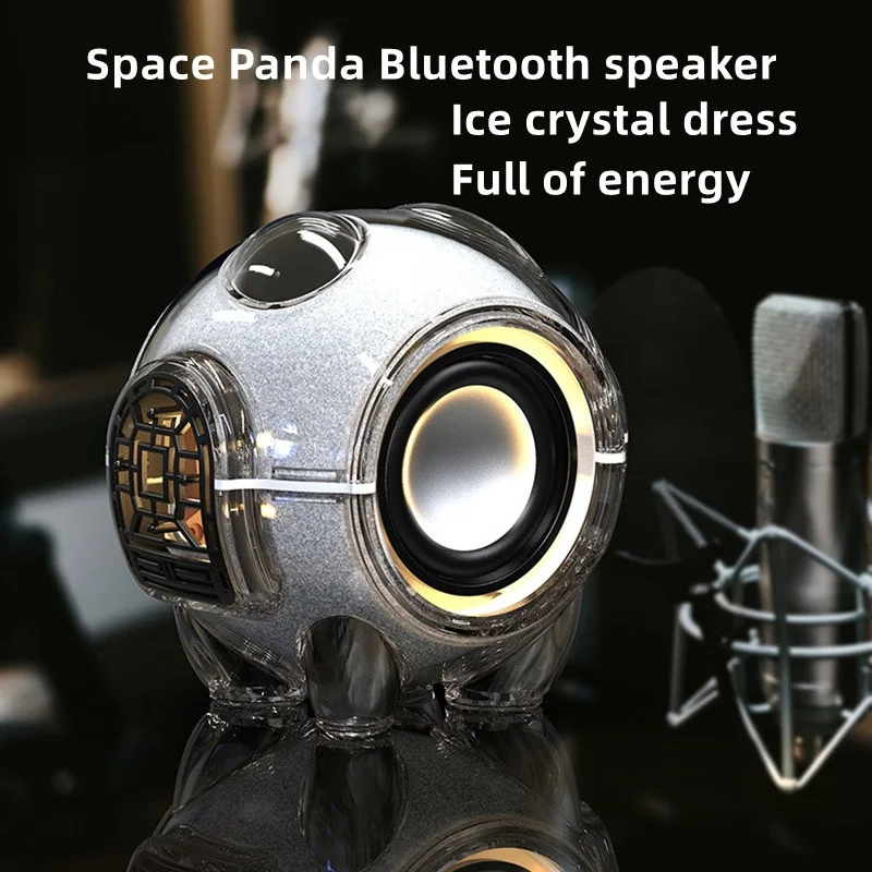

New M18 Space Panda Wireless Bluetooth Speaker Mini Mecha Bluetooths Small Speaker Desktop Ornaments Portable Bluetooth Speakers