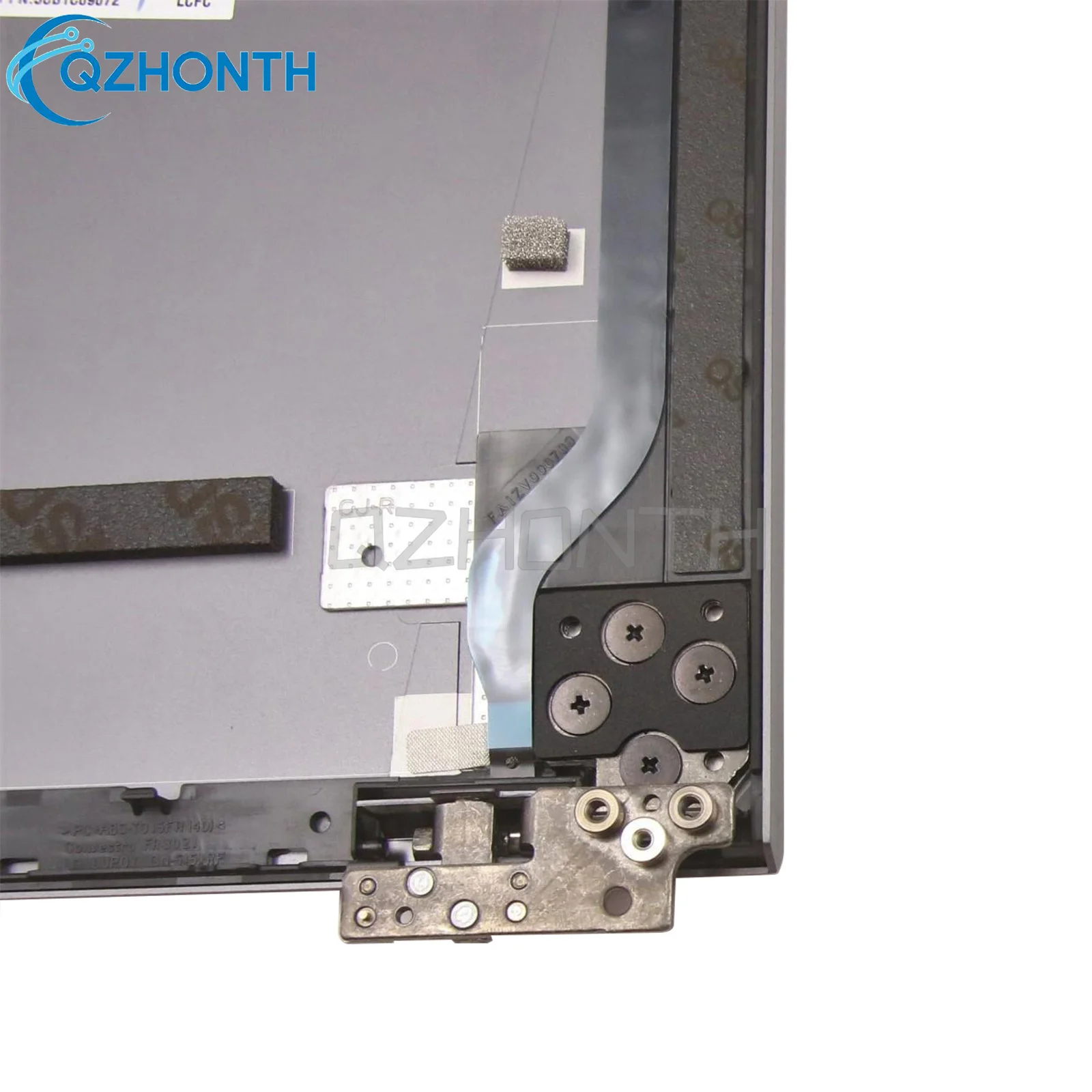 Новая задняя крышка ЖК-дисплея с петлями для Lenovo Legion 5 Pro-16ACH6H Y9000P R9000P (2021) (серый)