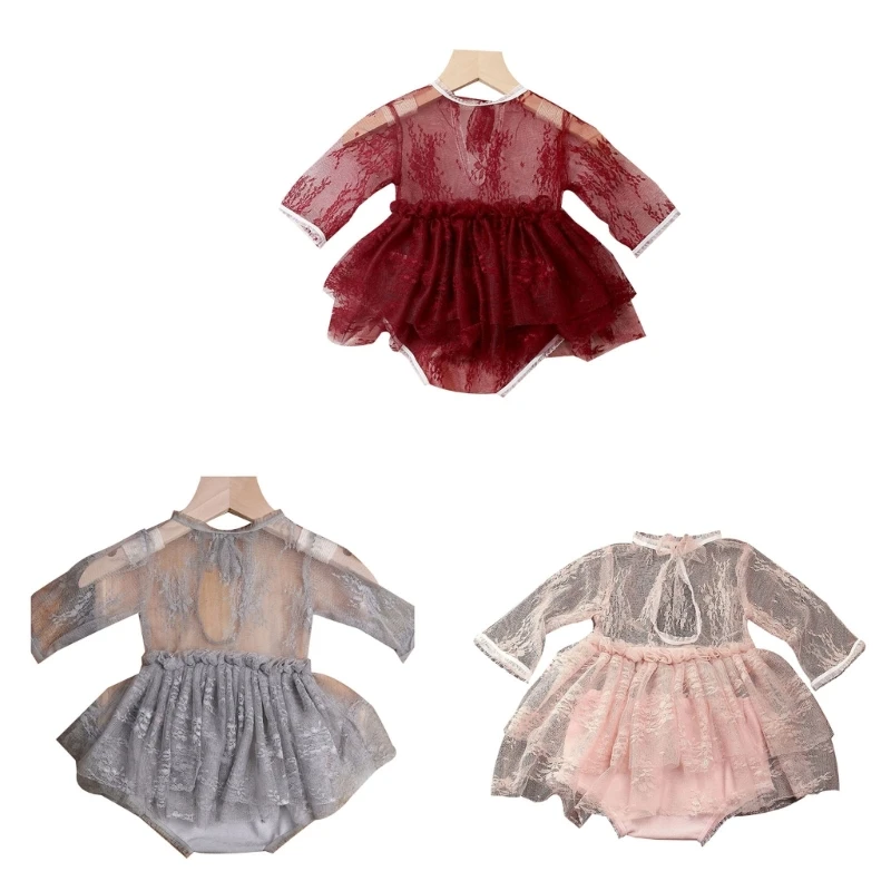 

Newborn Photoshoot Props Tulle Tutu Dress & Underpants 0-1M Baby Photo Costume