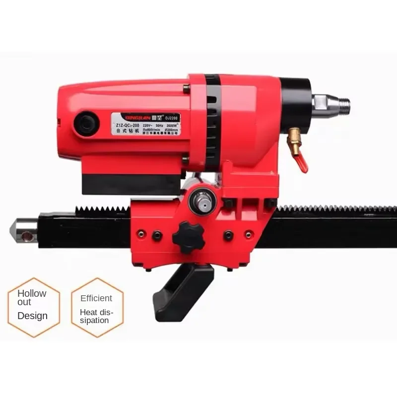 Фото Буровая установка GlobalMega Store DJ2200 2600W для бурения скважин на воду с алмазным буром, 200 мм, высокоэффективная, техническая №4