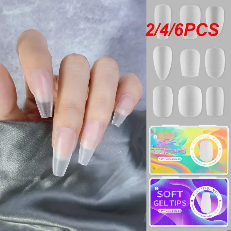 

2/4/6 шт., накладные ногти, XXL