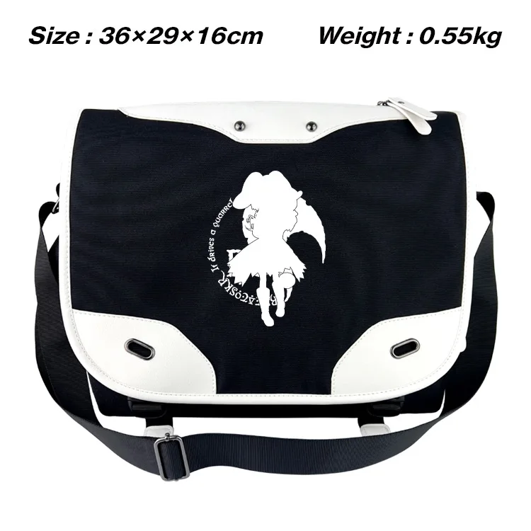 

DATE A LIVE Yatogami Tenka Tobiichi Origami Crossbody Canvas Bags School Bag Unisex Messenger Bag Fashion Shoulder Bag 1107