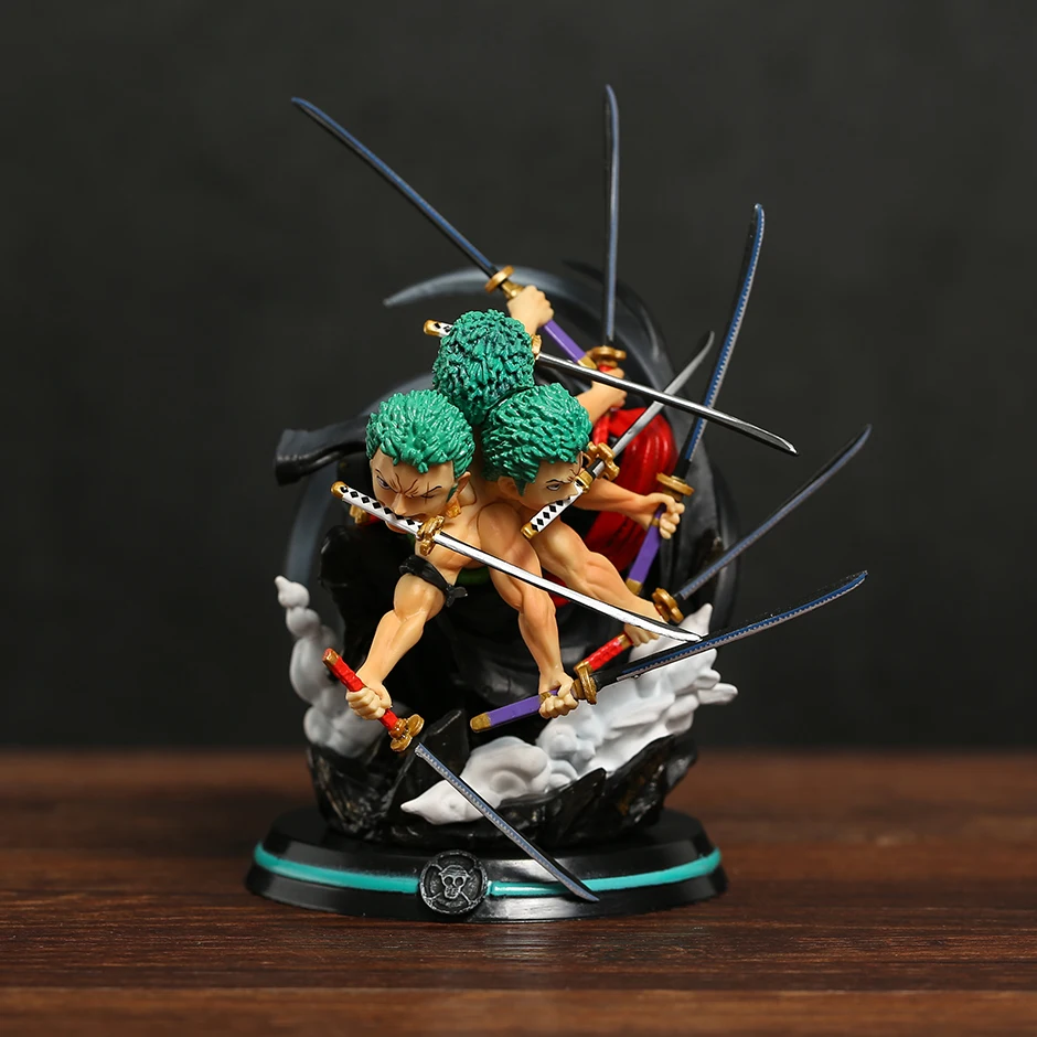 

WCF One Piece Ghost Island Roronoa Zoro PVC Figure Model Statue Collection Toy