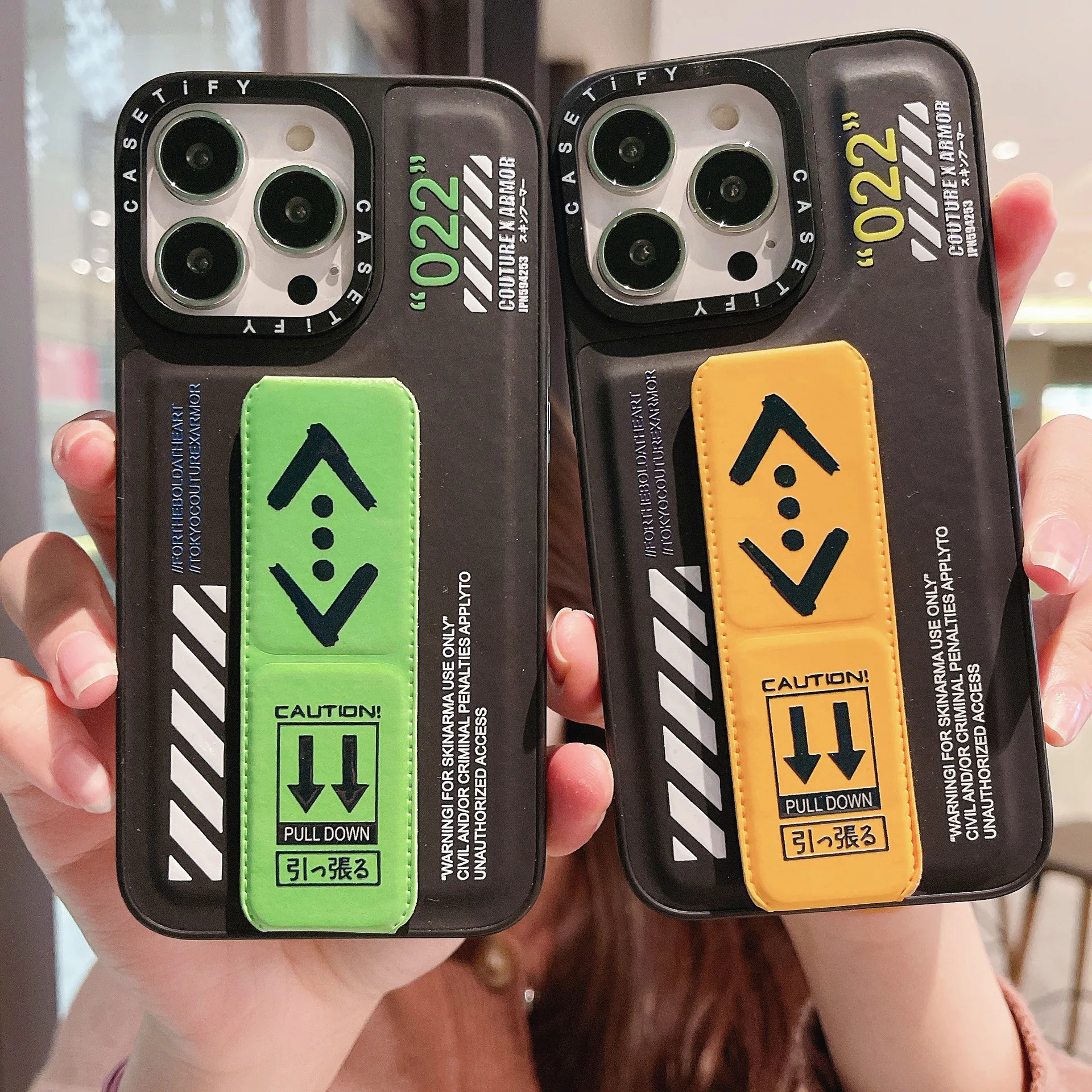 

For phone13 12 11PRO MAX XR xR XS 6S 7 8 plus 2022 13 Phone Case Folding Stand Shockproof Phone Case Varnish Embossed Phone Case