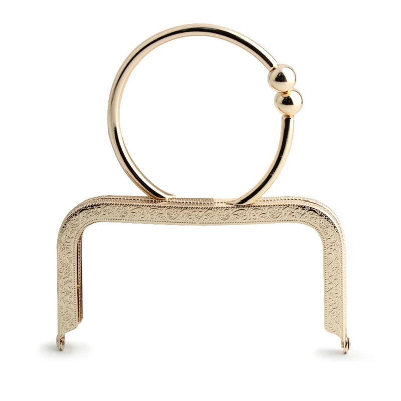 

Metal Frame Kiss Lock Clasp for Purse Making DIY Craft Bag Clutch Coin Purses Frames