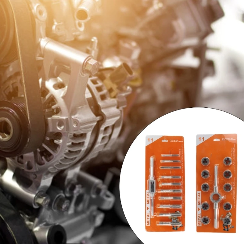 Комплексный комплект метчиков и матриц из 11 предметов разных размеров для