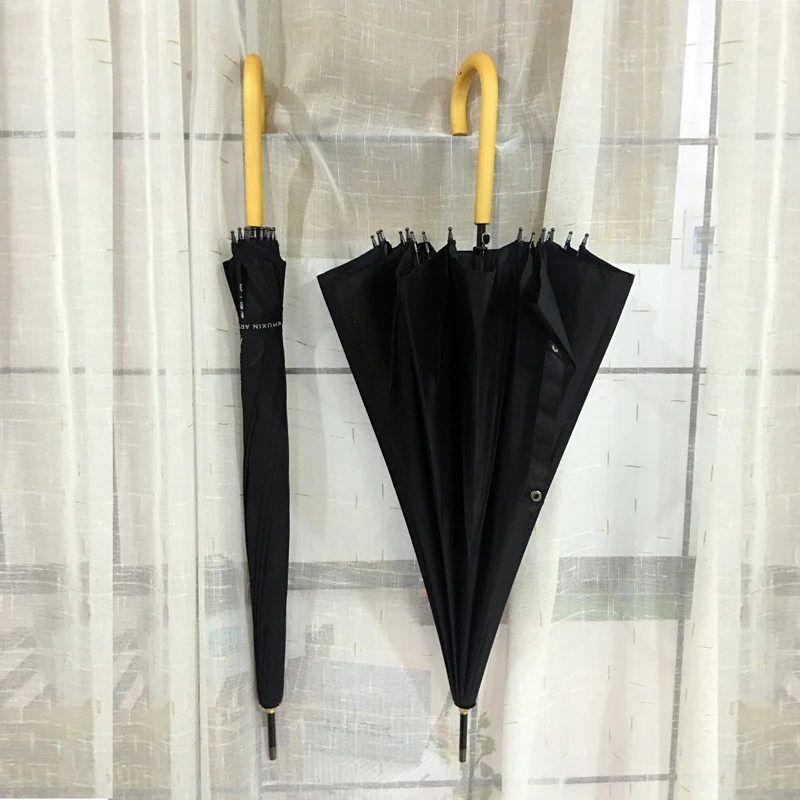 Sword Katana Umbrella Long Handle Uv Protection Windproof Business Automatic Rain Umbrella Black Parapluie Playa Sunshades
