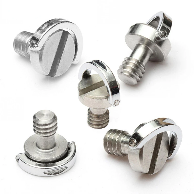 

1/4 camera screw for quick release plate 1/4 inch Folding D-Ring Adapter Tripod Monopod Quick Release Plate Camera Screw