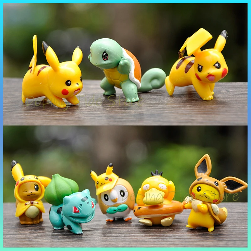 Новые мини-куклы Digimon Adventure украшения милые бульбазавр сквиртл Psyduck витые яйца