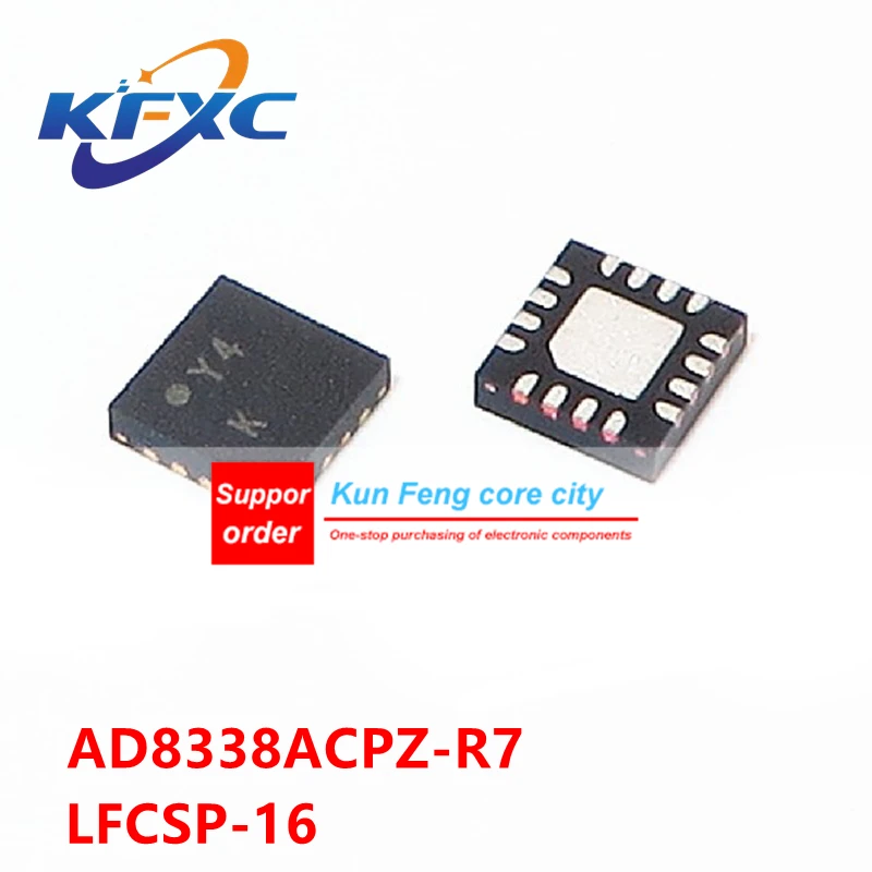 

AD8338ACPZ LFCSP-16 Original and genuine AD8338ACPZ-R7 Special purpose amplifier