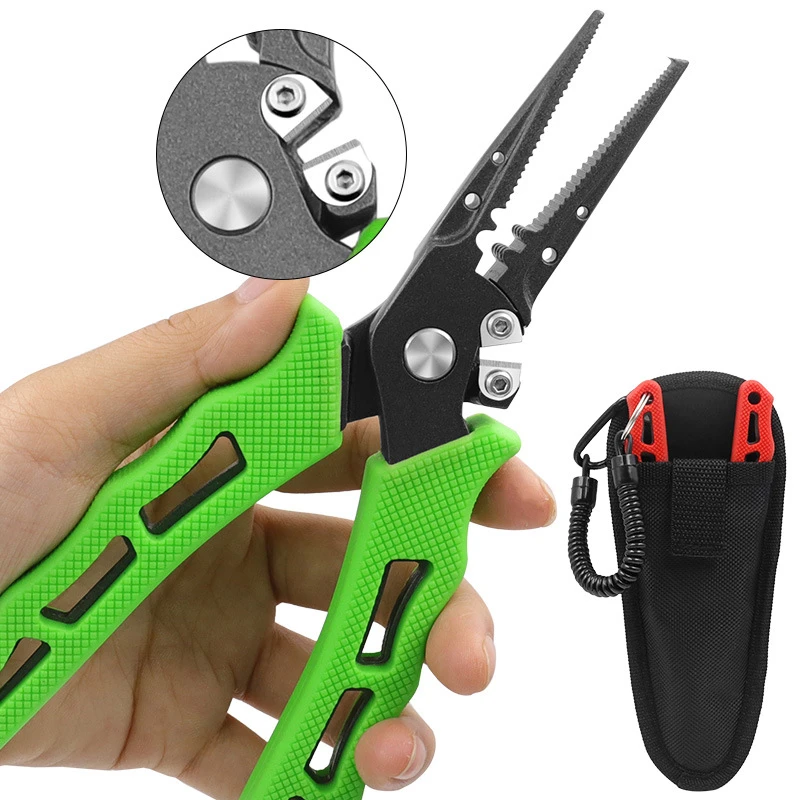 

Fishing Scissor Pliers Braid Line Lure Cutter Hook Remover Etc Cutting Equipment Fish Cutting Use Multipurpose Scissors Pliers