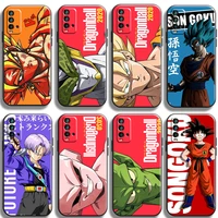 japan anime dragon ball phone case for xiaomi redmi 9 9t 9at 9a 9c note 9 pro max 5g 9t 9s 10s 10 pro max 10t 5g black