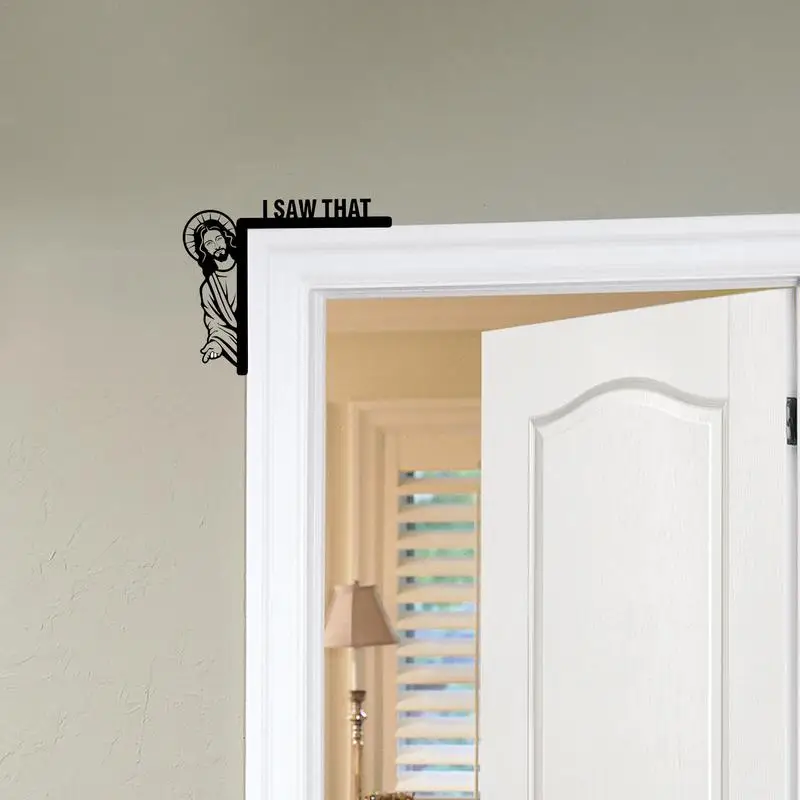 Я увидел что дверь с Иисусом задняя фоторамка я