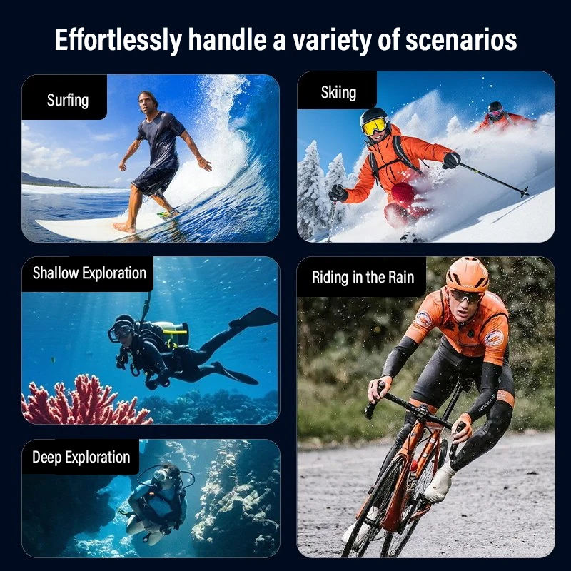 Фото SOONPHO 60 м магнитный водонепроницаемый чехол для DJI OSMO Action 5 Pro 4, 3, 60 м, корпус для подводного погружения, защитные аксессуары №5