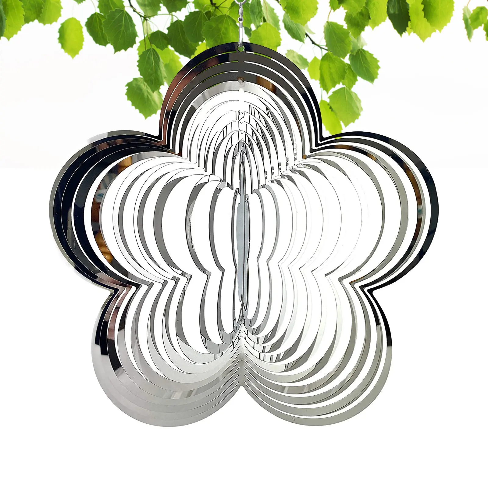 

Ветряные Спиннеры для двора и сада, ветряные мельницы для двора, сада, 3D резка из нержавеющей стали, металл, искусство, геометрический узор, п...