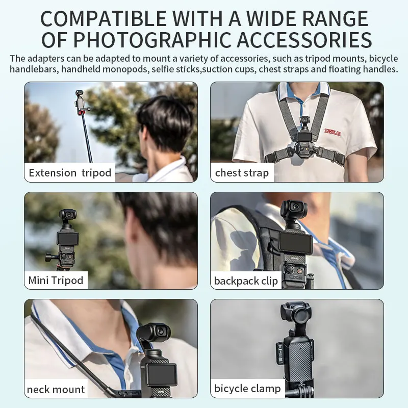 STARTRC расширительный адаптер для DJI Osmo Pocket 3 аксессуары зажим рюкзака держатель