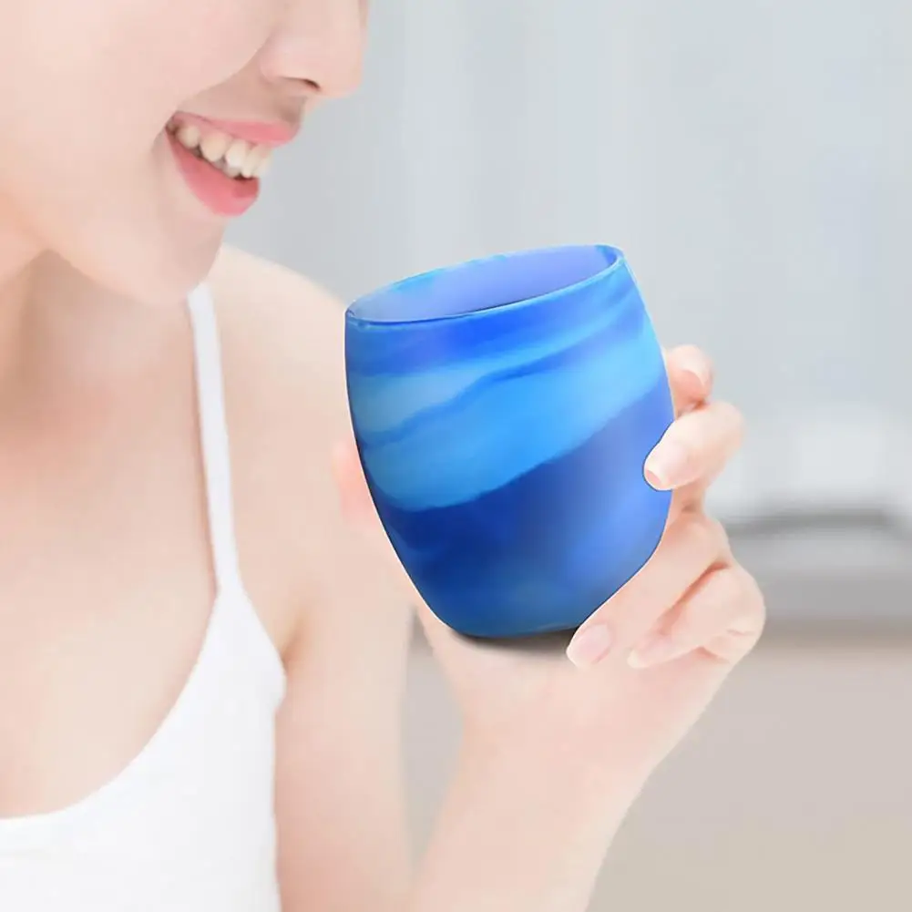 

Food Grade Creative Large Opening Silicone Cooling Cup Wear-resistant Ice Maker Cup Eco-friendly Kitchen Tools