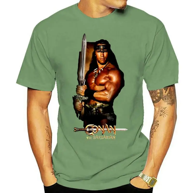 

Conan The Barbarian Khaki Natural Poster Youth Ahegao Shirts Clothes T-Shirts Cool Shirt Cotton Shirts Big Size Ltzubo