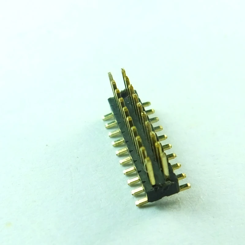 

50Pcs/ A Lot 1.27mm 2*10p 20Pin Dual Row Header S.M.T. Type PCB Connector Machined Pin Header