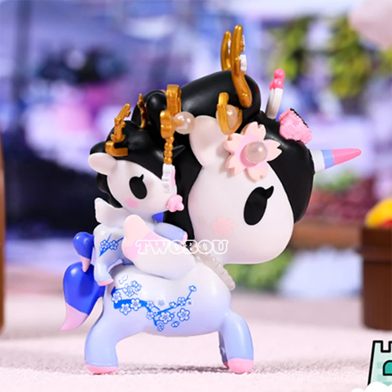 

Tokidoki детская серия, 2 Ранние игрушки, аниме фигурка куклы, милая коробка пони, единорог, кавайное украшение для девочки, подарок на день рожде...