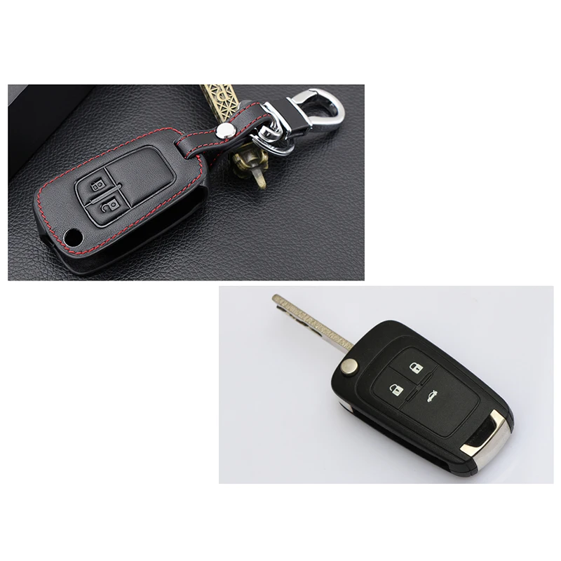 

Vehicle Key case Box Car Key Protector Keychain 2 Button Fob For Corsa D Zafira Replacement