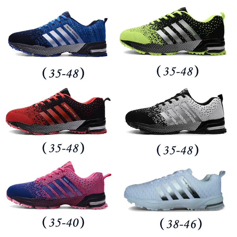 Breathable Running Shoes Fashion Large Size Sports Shoes 48 Popular Men's Casual Shoes 47 Comfortable Women's Couple Shoes 46
