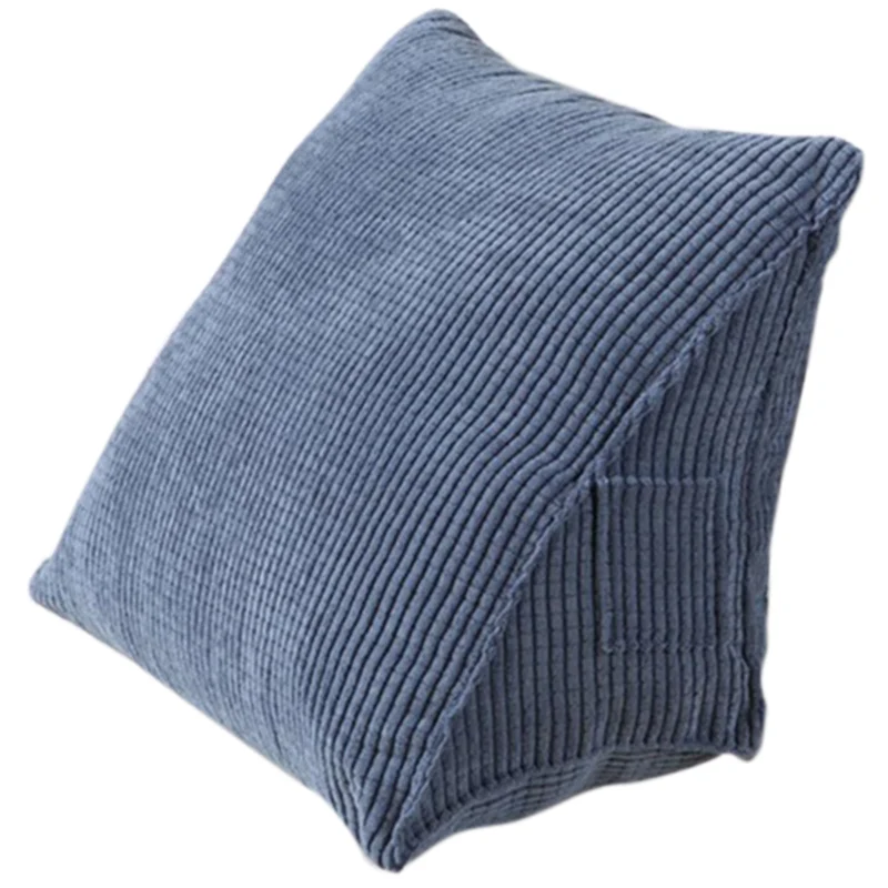 

Comfortable Back Cushion Reading Backrest Cushion Wedge Pillow Lumbar Pad Bed Car Office Chair Rest Pillow Back Support Pillow