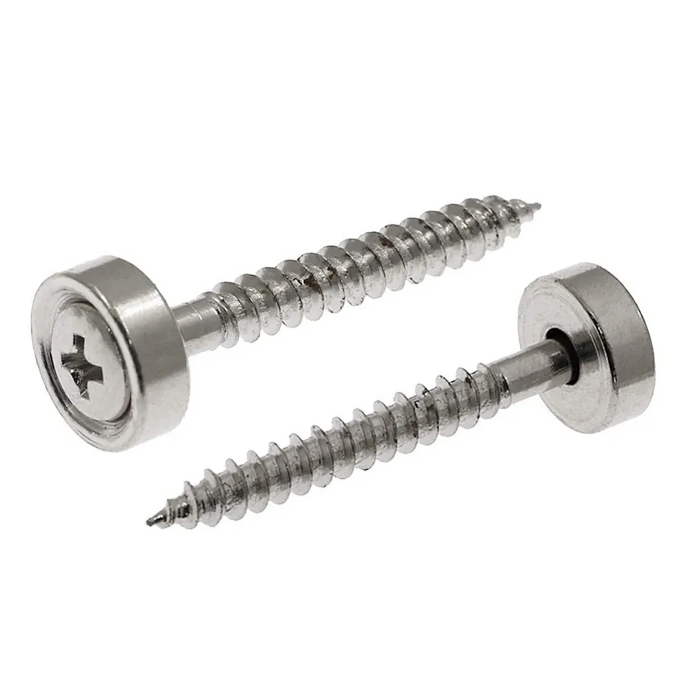 

Joint Ferrule Screw With 4 Set Plate Bushings&Bolts Electric Guitars Instrument Mounting Musical 14 Mm Diameter