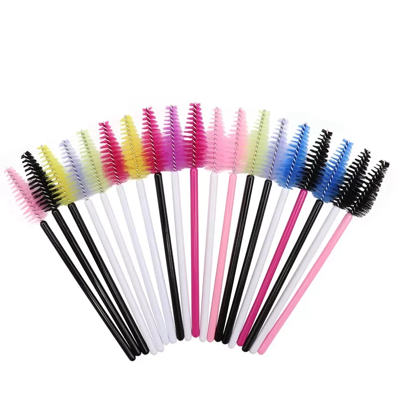 

50 Pcs Disposable eyelash brush drop shape brow brush cosmetic tool portable eyelash comb Eyelash Extension Makeup tools