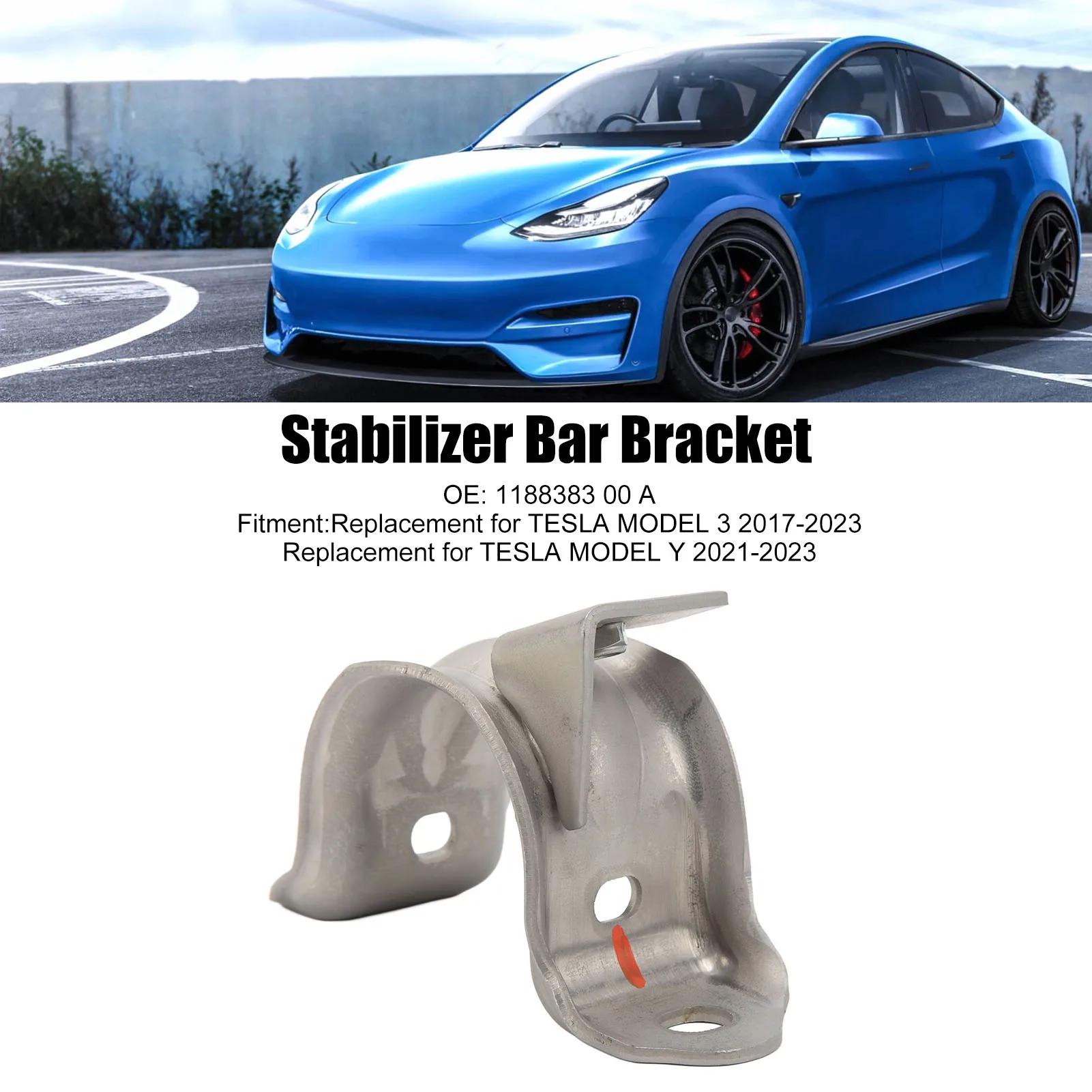 

Front Stabilizer Bar Bracket Anti Deformation 1188383 00 A Replacement For TESLA MODEL 3 Y 2017-2023