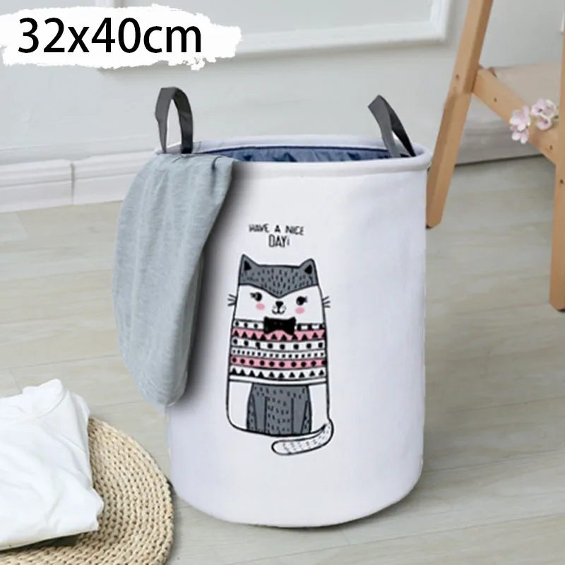 32x40 см корзина для грязной одежды, детская складная корзина для белья из мультфильмов, домашняя сумка для приема