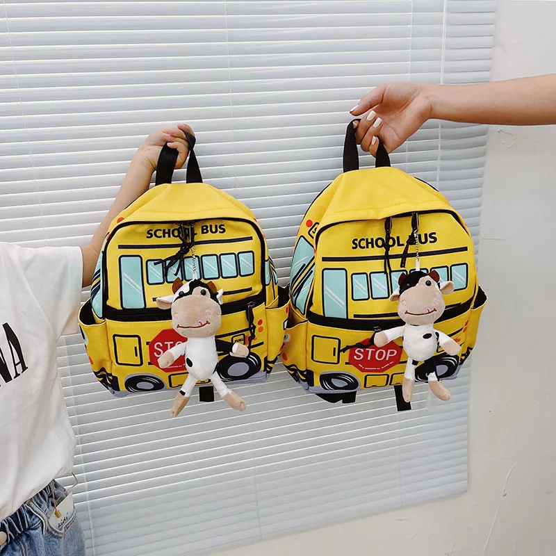 Cartoon Car Print Fashion Children School Bags Kids Backpack Kindergarten Boys and Girls School Bags Plecak Dzieciecy