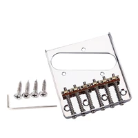 6 string electric guitars fixed guitar bridge metal hardtail bridges for stringed instrument replacement parts
