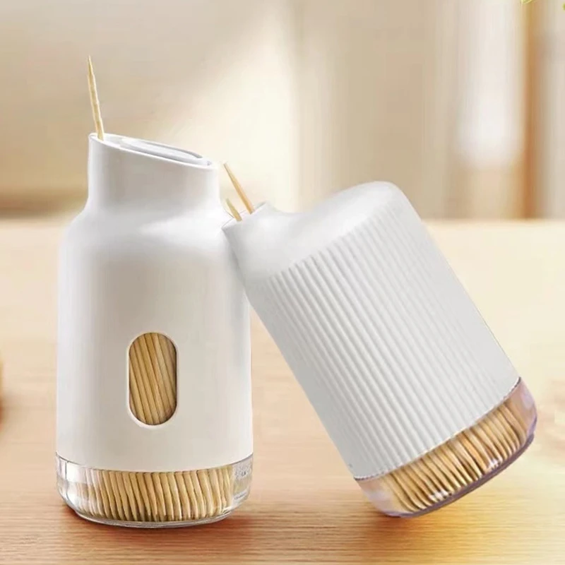 

Портативная зубочистка держатель Карманный Диспенсер Для Зубочисток ведро коробка для хранения зубочисток домашняя гостиная столовая Удобная жизнь