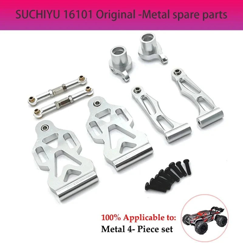 Монтажные решения Metal Para SCY 16101 16102 16103 16106 16201 JJRC Q130 1/16 Piezas Actualización De Coche RC Accesorios