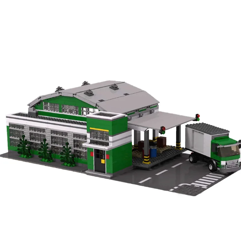 Модульные строительные блоки MOC Городской пейзаж