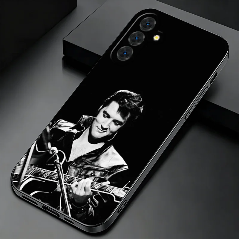 Фото Мягкий чехол для телефона Samsung A17 A37 A57 A16 A36 A56 A15 A35 A55 Singer E-Elvis P-Presley A14 A34 A54 A13 A33 A53 A27 A26 A25 A24 №3