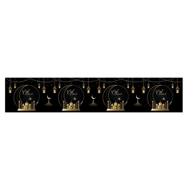 

Eid Mubarak Table Runner Table Runner For Ramadan Decoration Mosque Table Runner Home Dinning Room Decoration 13.8 X 70 Inches