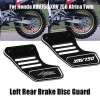 motorcycle accessories left rear brake disc guard potector protection cap aluminum parts for honda xrv750 xrv 750 africa twin