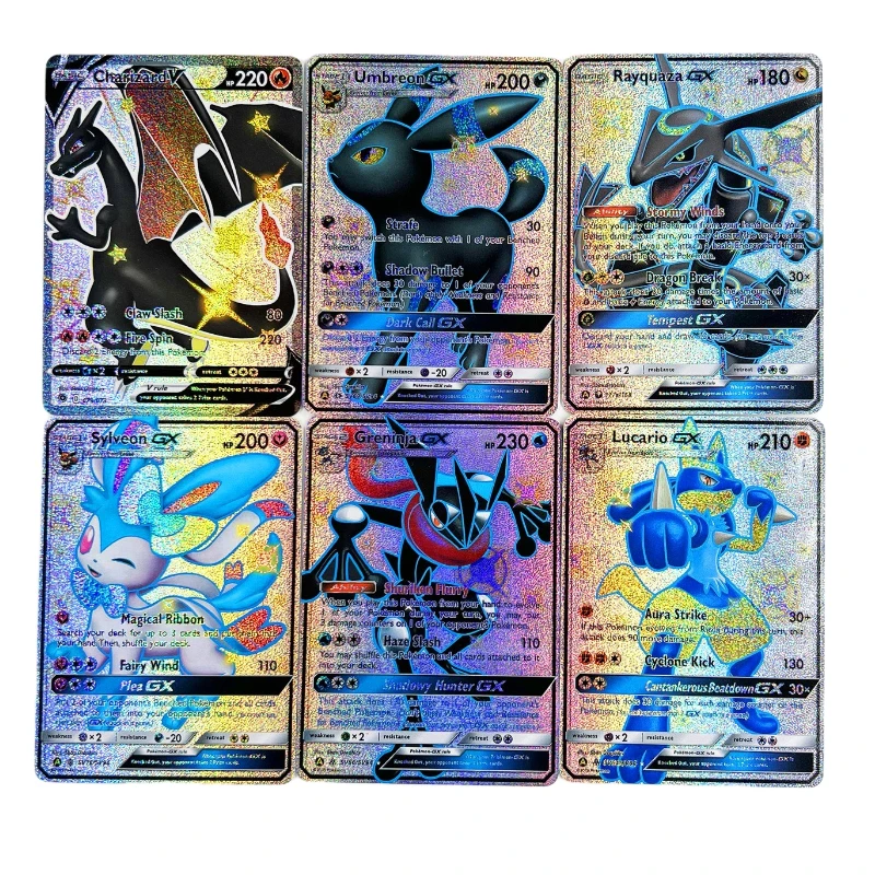 

27 шт./набор, рефракционные игрушки Pokemon Charizard SR Star