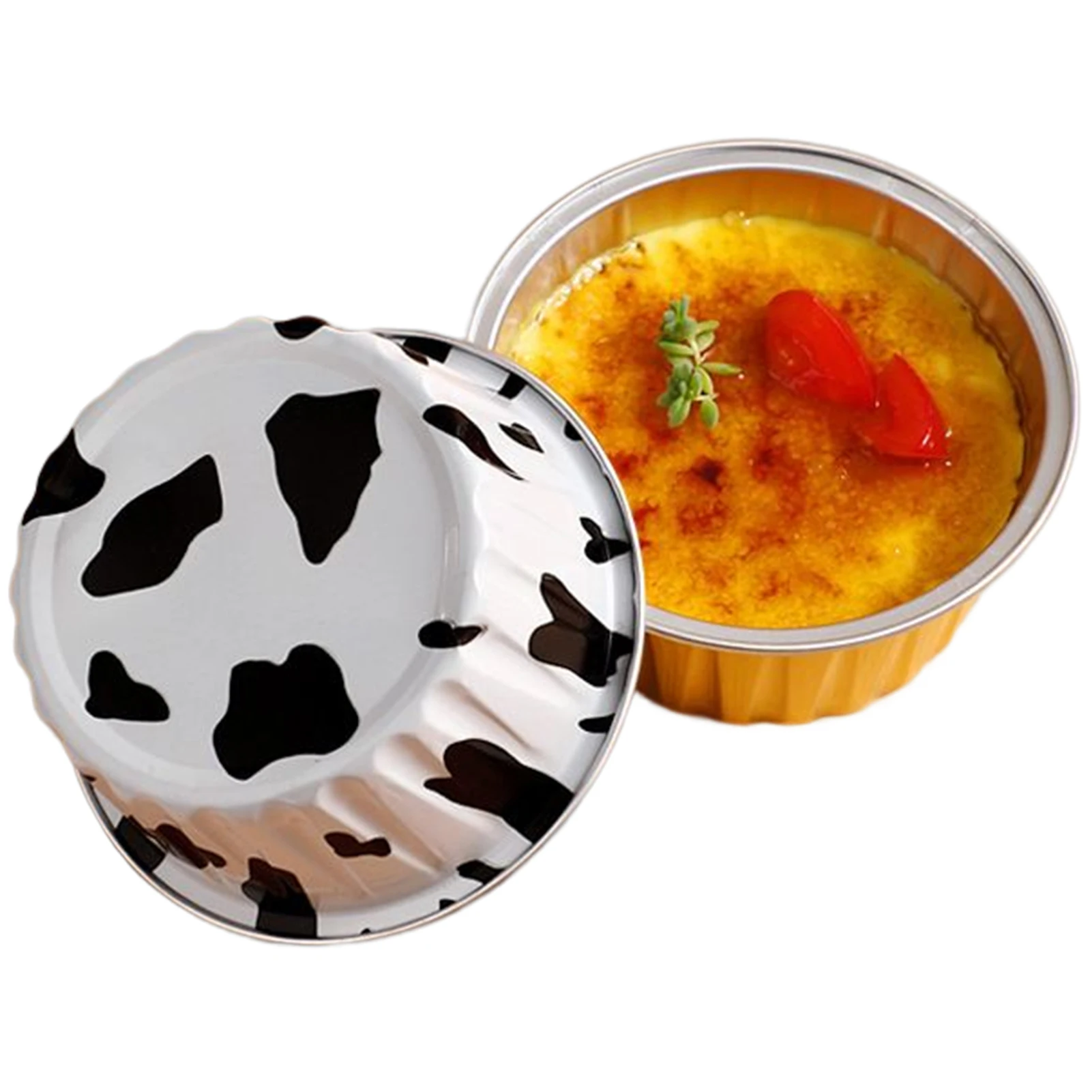 

20 шт. чашки из алюминиевой фольги, Высококачественная равномерная чашка с подогревом для микроволновой печи, противень для гриля, gass